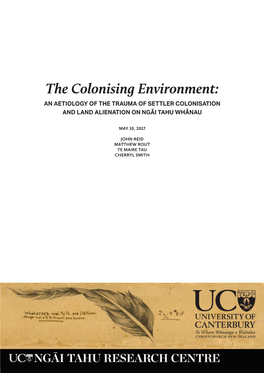 The Colonising Environment