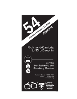 Richmond-Cambria to 33Rd-Dauphin