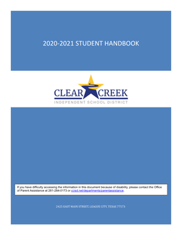 Parent/Student Handbook