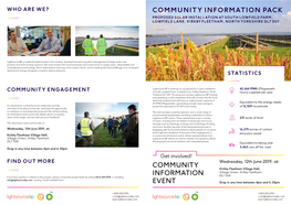 Community Information Event