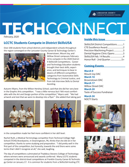 LCCTC Students Compete in District Skillsusa Skillsusa District Competitions