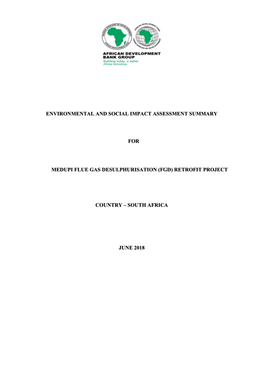 Environmental and Social Impact Assessment Summary