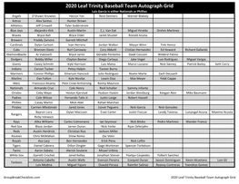 2020 Leaf Trinity Baseball Checklist Hobby