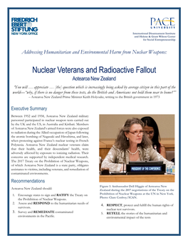 Nuclear Veterans and Radioactive Fallout