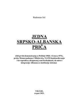 Jedna Srpsko-Albanska Priča