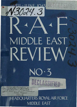 C EADQUARTERS ROYAL AIR FORCE MIDDLE EAST