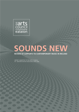 Sounds New Review of Supports to Contemporary Music in Ireland