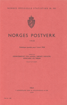 Norges Postverk 1938