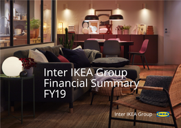 Inter IKEA Group Financial Summary FY19