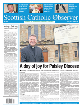 A Day of Joy for Paisley Diocese