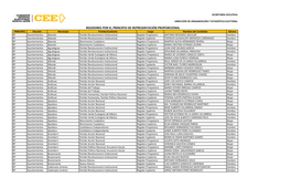 Regidores Por El Principio De Representación