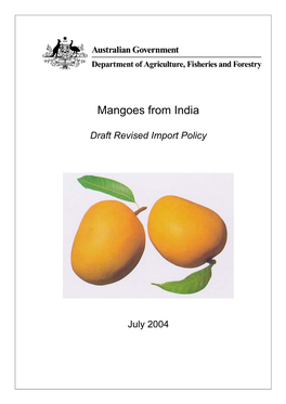 Mangoes from India