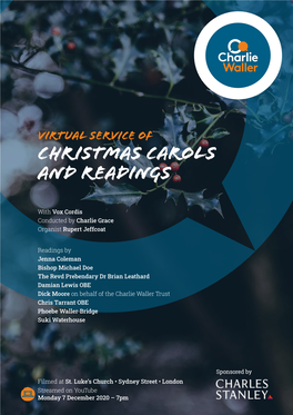 Christmas Carols and Readings