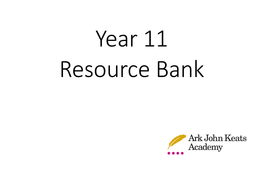 Year 11 Resource Bank.Pdf