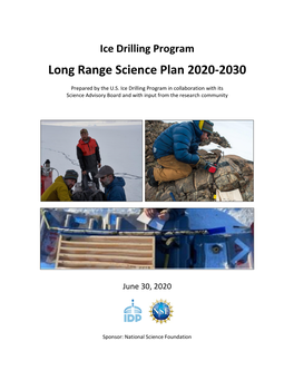 Long Range Science Plan 2020-2030