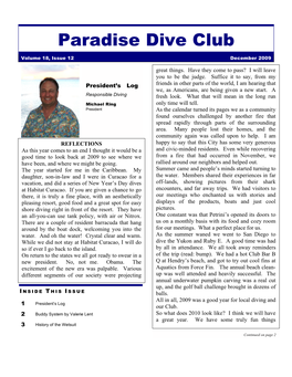 PDC Newsletter Dec 2009