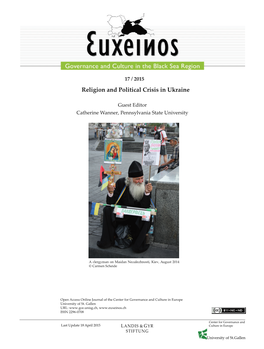 Religion and Political Crisis in Ukraine