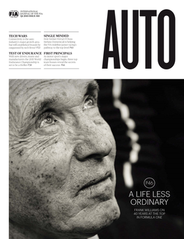 A Life Less Ordinary Frank Williams on 40 Years at the Top in Formula One Choose Pirelli and Take Control