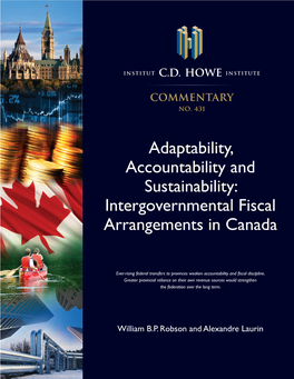 Intergovernmental Fiscal Arrangements in Canada