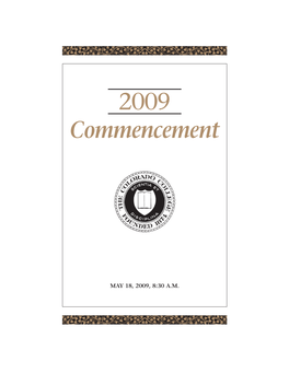 2009 Commencement