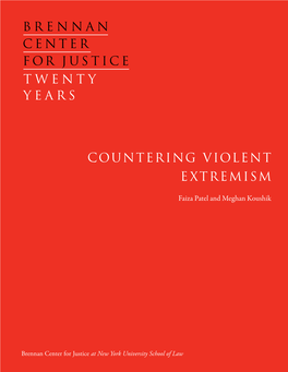 Countering Violent Extremism