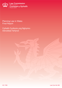 Planning Law in Wales Final Report