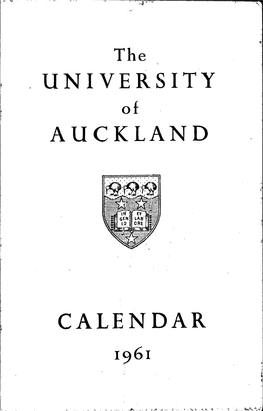 University Auckland Calendar