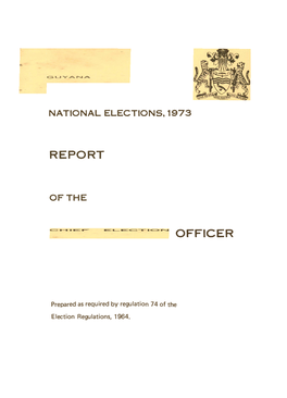 Guyana National Election 1973