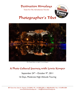 Photographer's Tibet