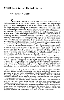 Soviet Jews in the United States