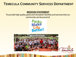 Temecula Community Services Department