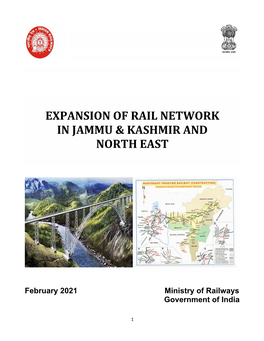 Expansion of Rail Network in Jammu & Kashmir and North