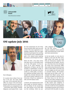 SNI Update July 2016 SNI