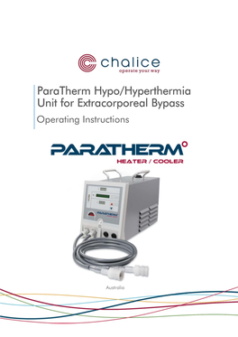 Paratherm Hypo/Hyperthermia Unit for Extracorporeal Bypass