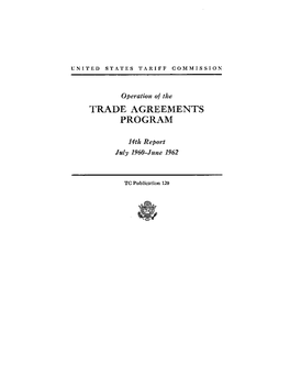 Trade Agreements Program