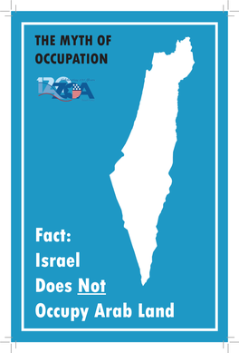 Myth of Occupation Booklet