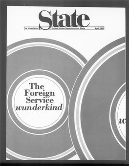 April 1982 the Newsletter^^^ United States Department of State