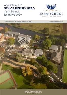 Appointment of SENIOR DEPUTY HEAD Yarm School, North Yorkshire