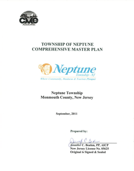 Township of Neptune Comprehensive Master Plan