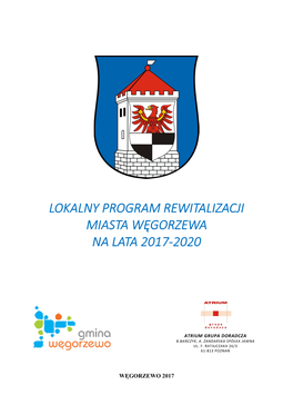 Lokalny Program Rewitalizacji Miasta Węgorzewa Na Lata 2017-2020