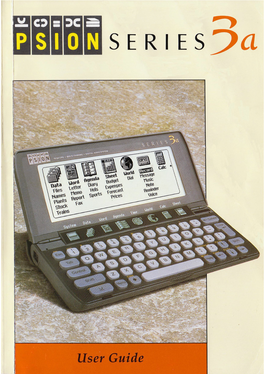 Psion Series 3A User Guide