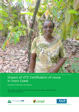 Impact of UTZ Certification of Cocoa in Ivory Coast