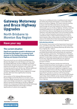 Gateway Motorway and Bruce Highway Upgrades