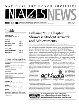 Showcase Student Artwork and Achievements