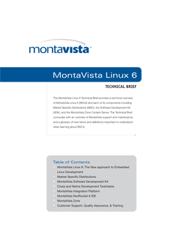 Montavista Linux 6