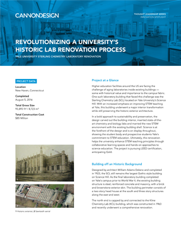Revolutionizing a University's Historic Lab