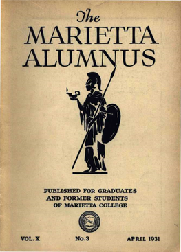 Published for Graduates and Former Students of Marietta College
