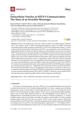 Extracellular Vesicles in HTLV-1 Communication: the Story of an Invisible Messenger