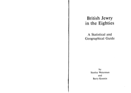 British Jewry in the Eighties