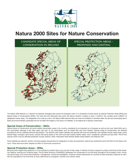 Natura 2000 Sites for Nature Conservation